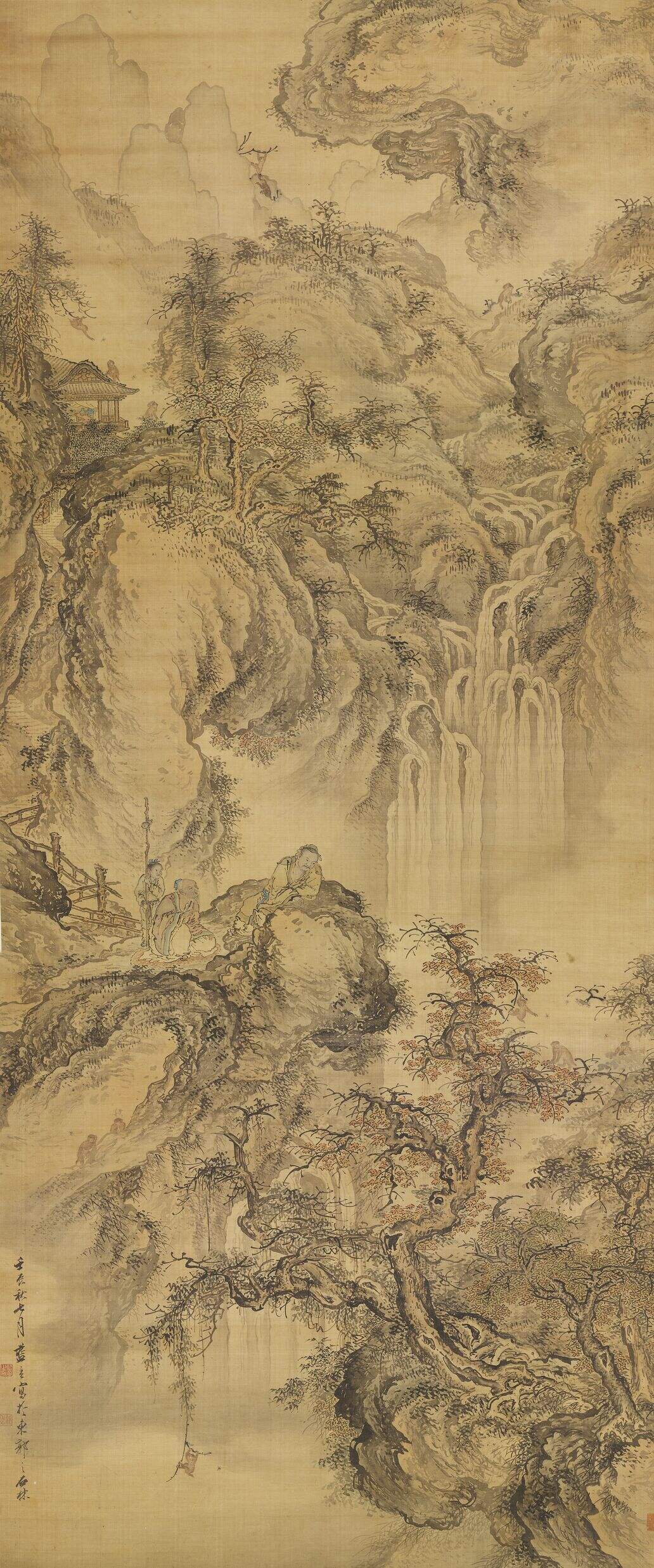 山水图轴缩略图