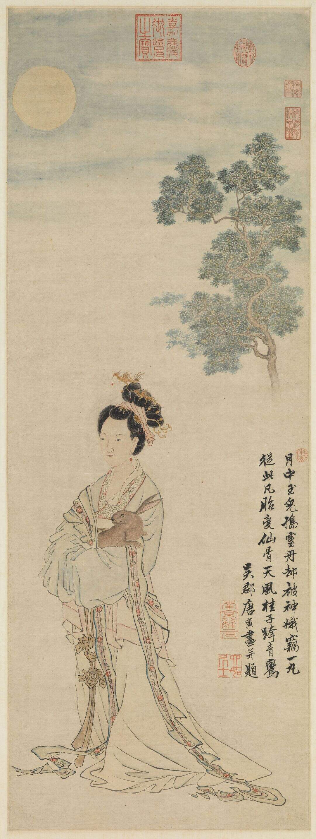 嫦娥奔月图缩略图
