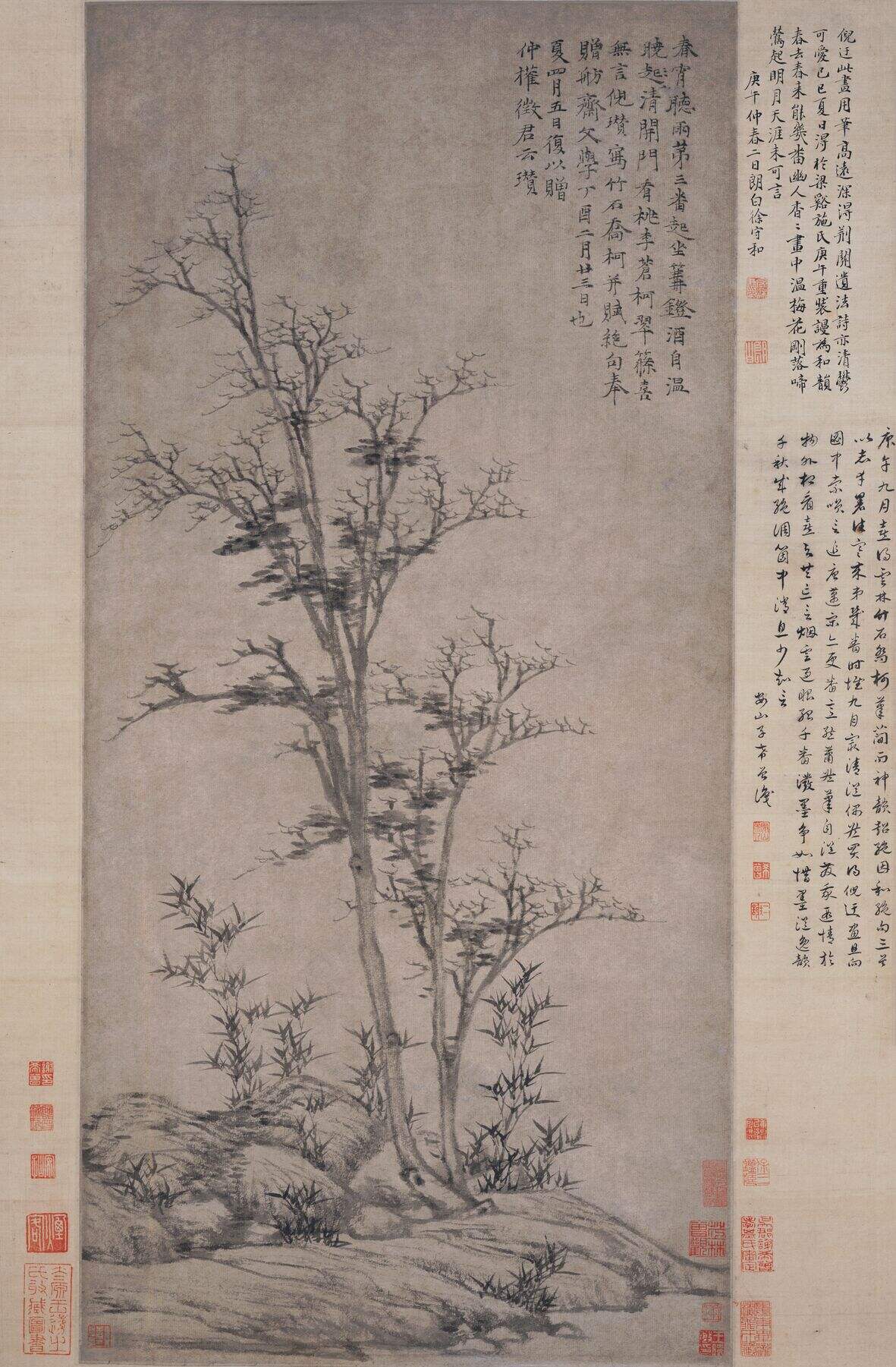 竹石乔柯图缩略图