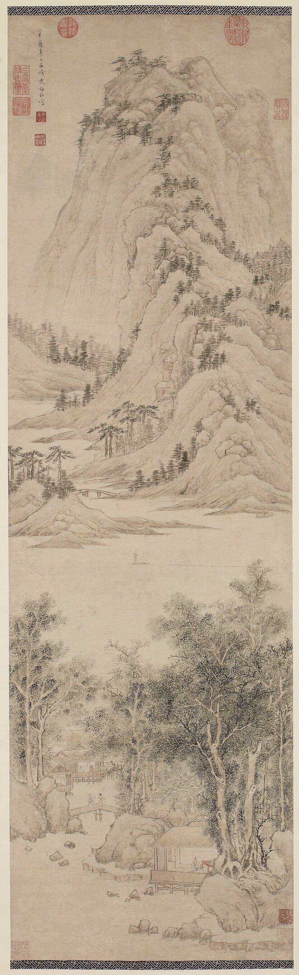 山水轴缩略图
