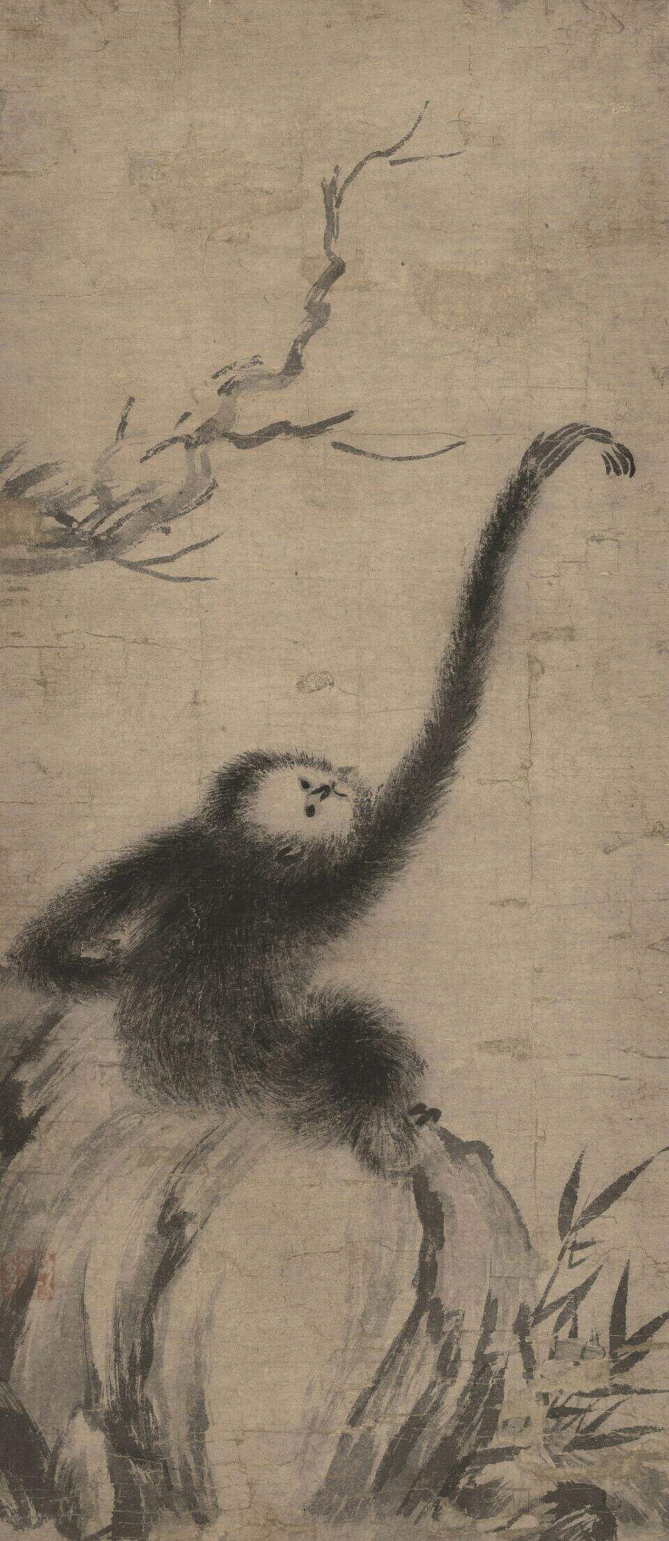 独坐猿图缩略图