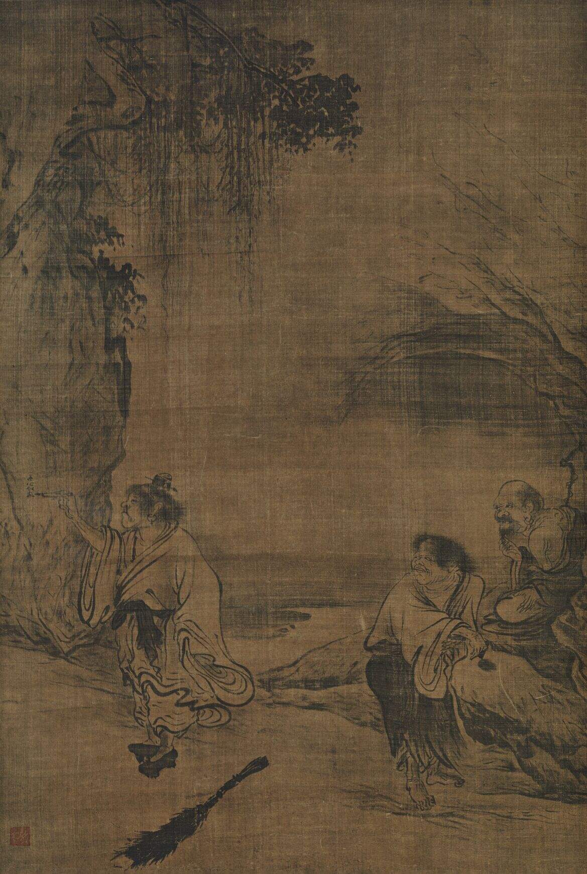 寒山拾得图缩略图