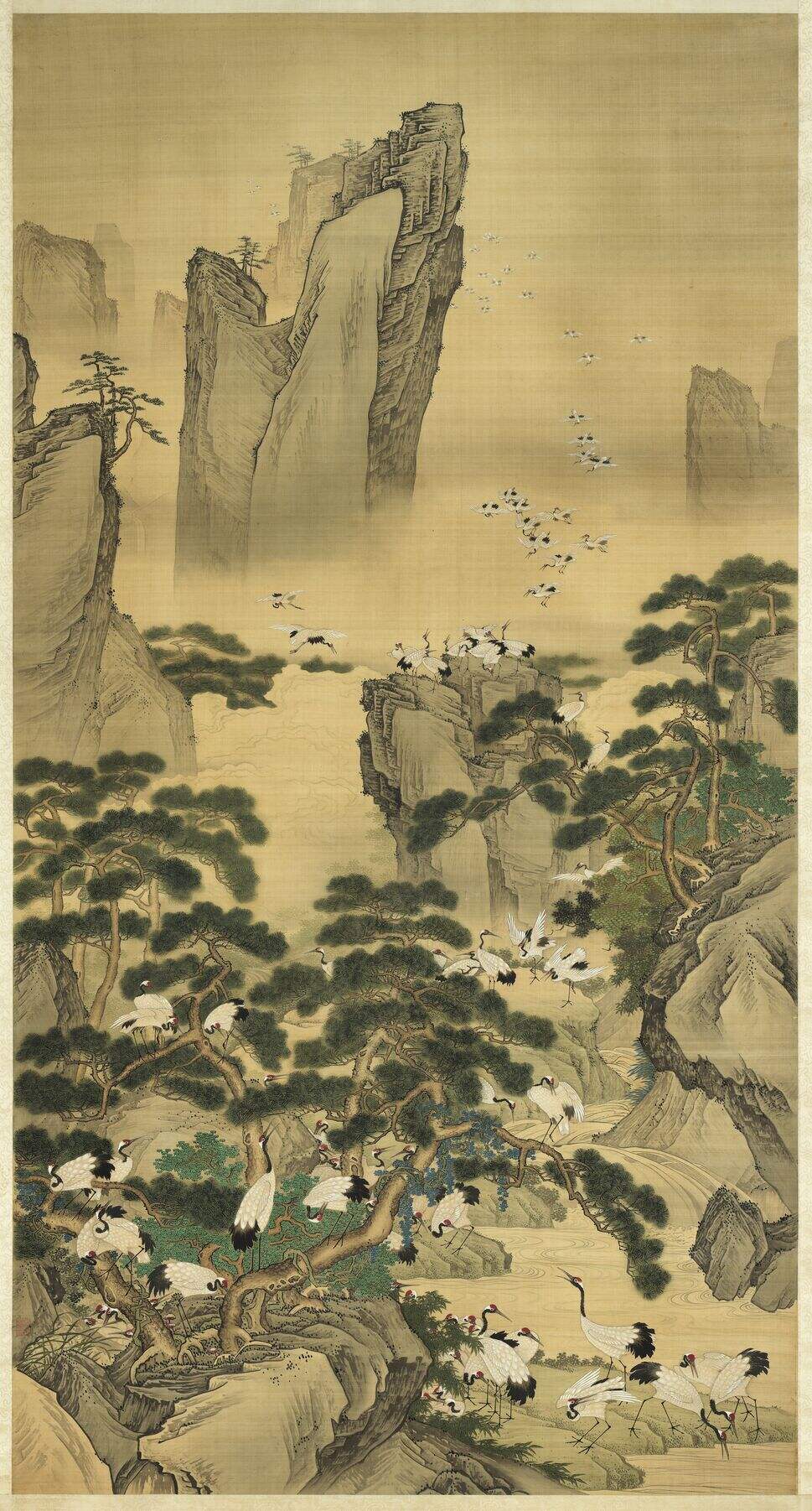百鹤图缩略图