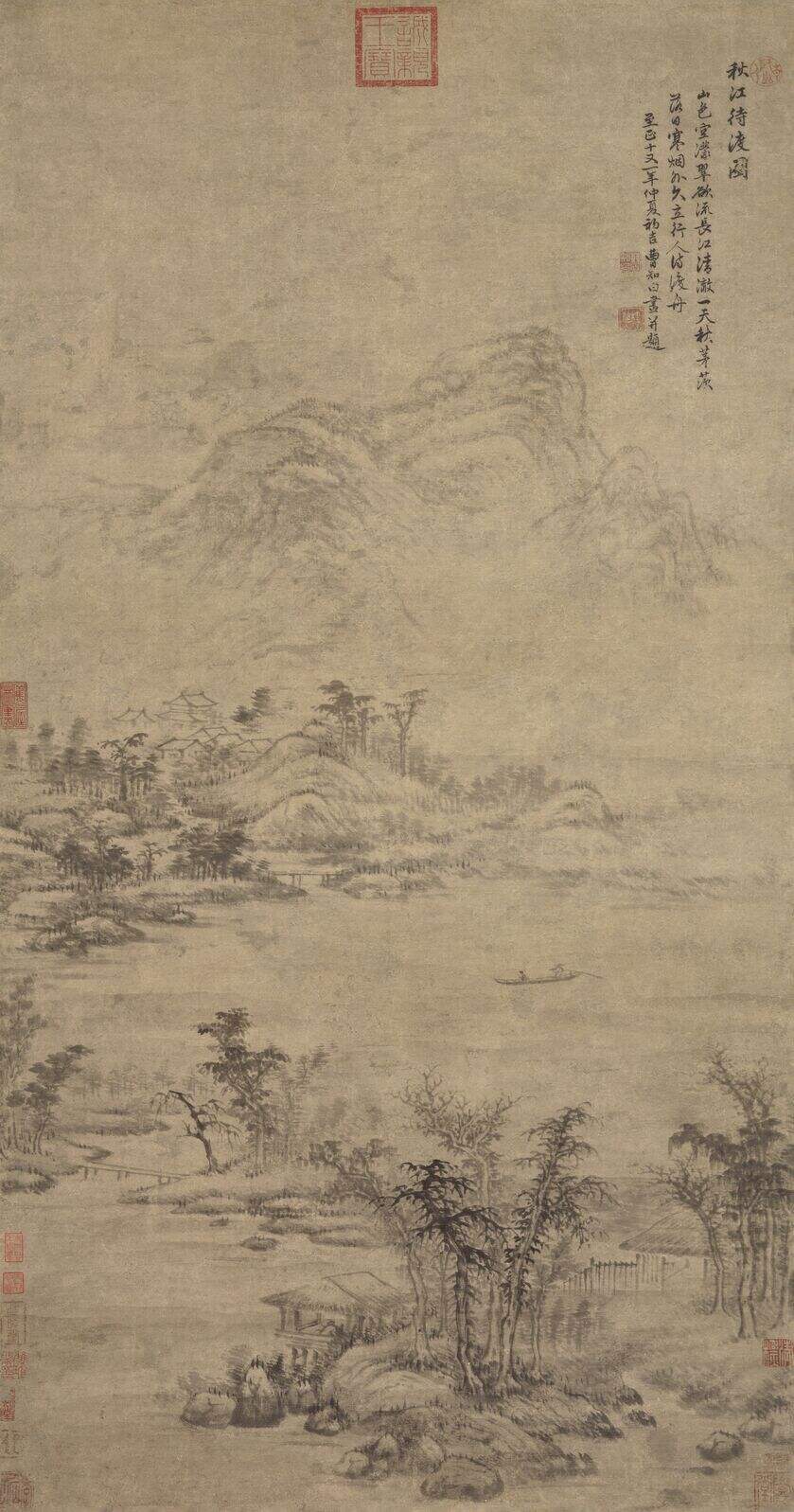 秋江待渡图缩略图