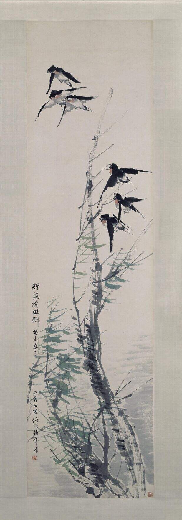 风柳群燕图缩略图