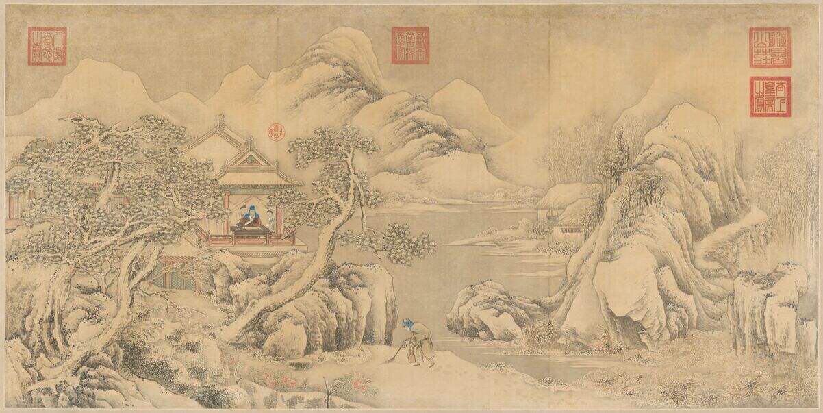 乾隆赏雪图缩略图