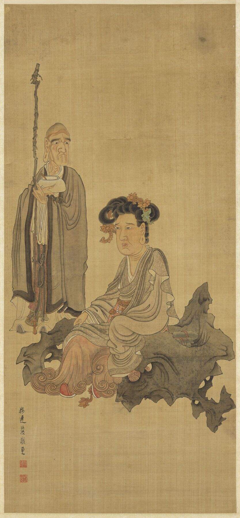 寿星观音图缩略图