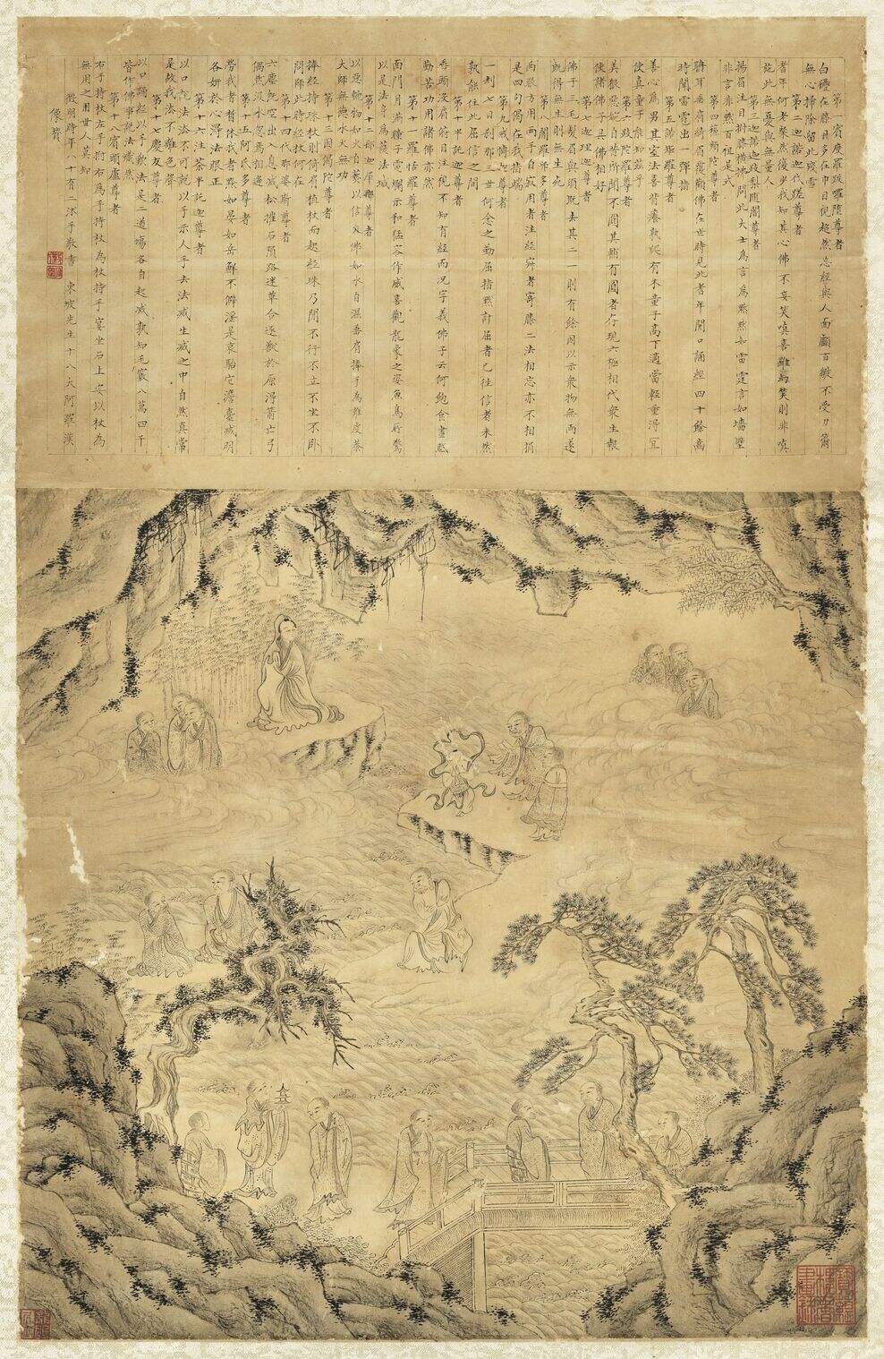 大士十八阿罗汉图缩略图