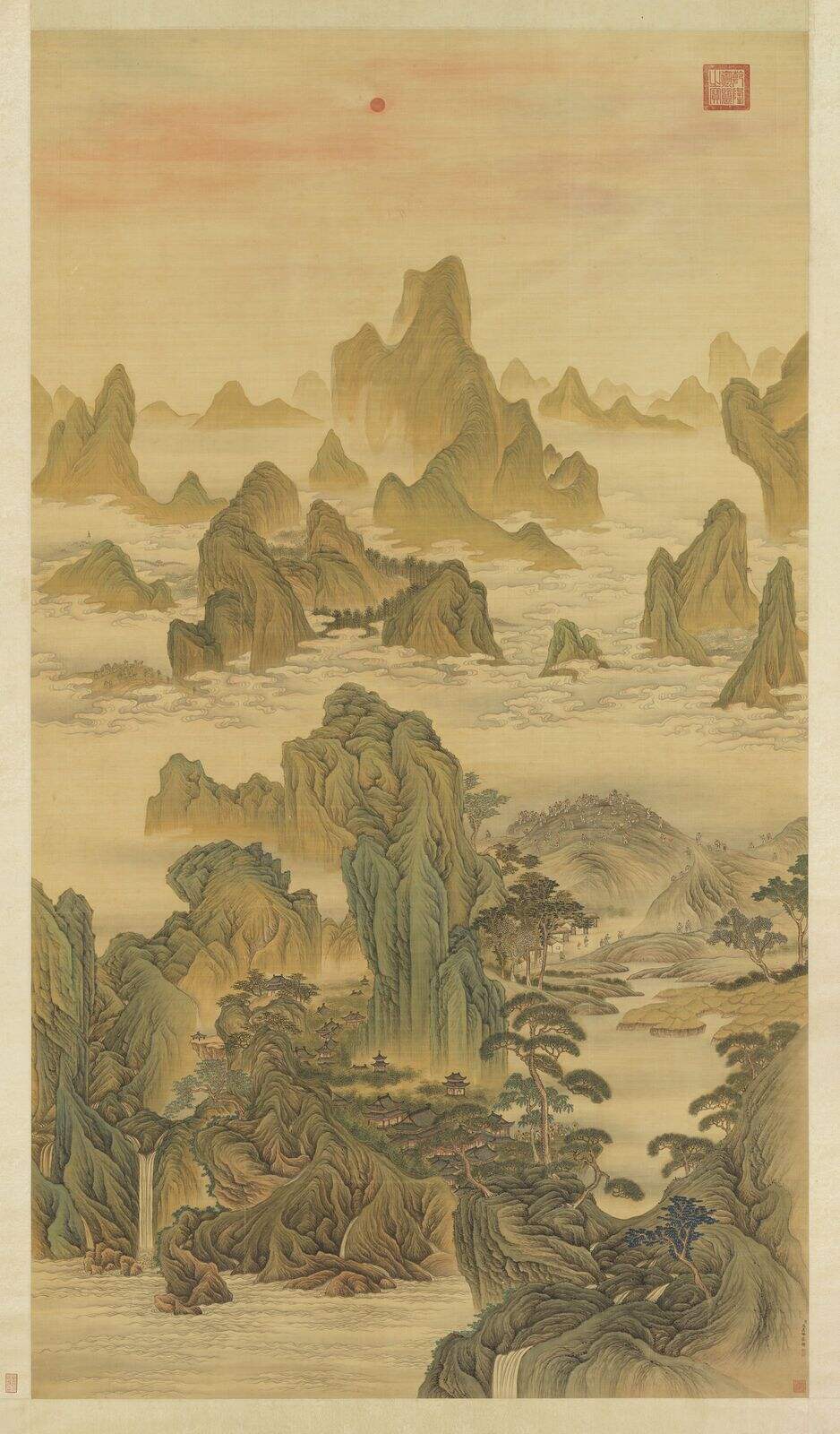 海天出日图缩略图
