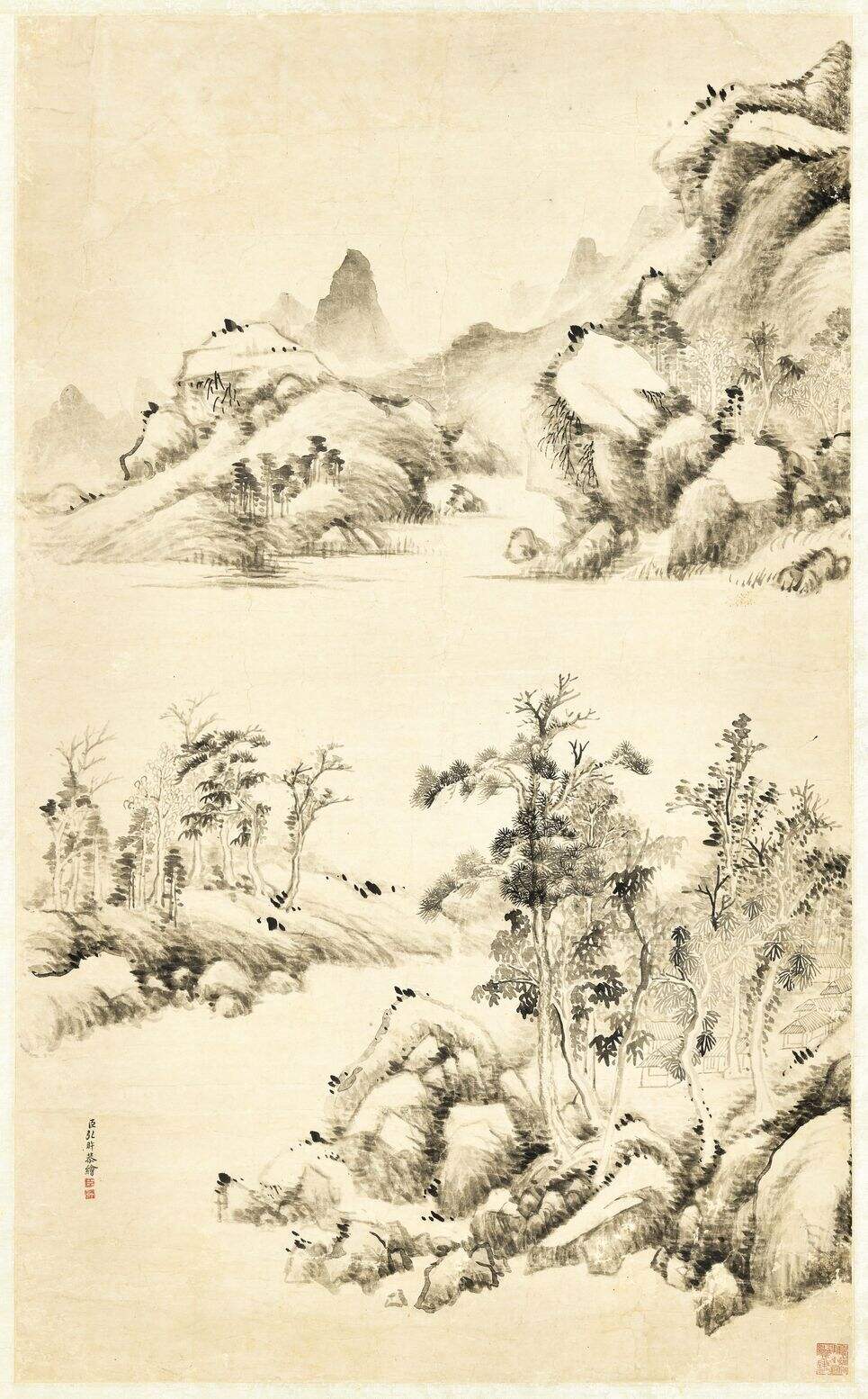 弘旿溪林逸图缩略图