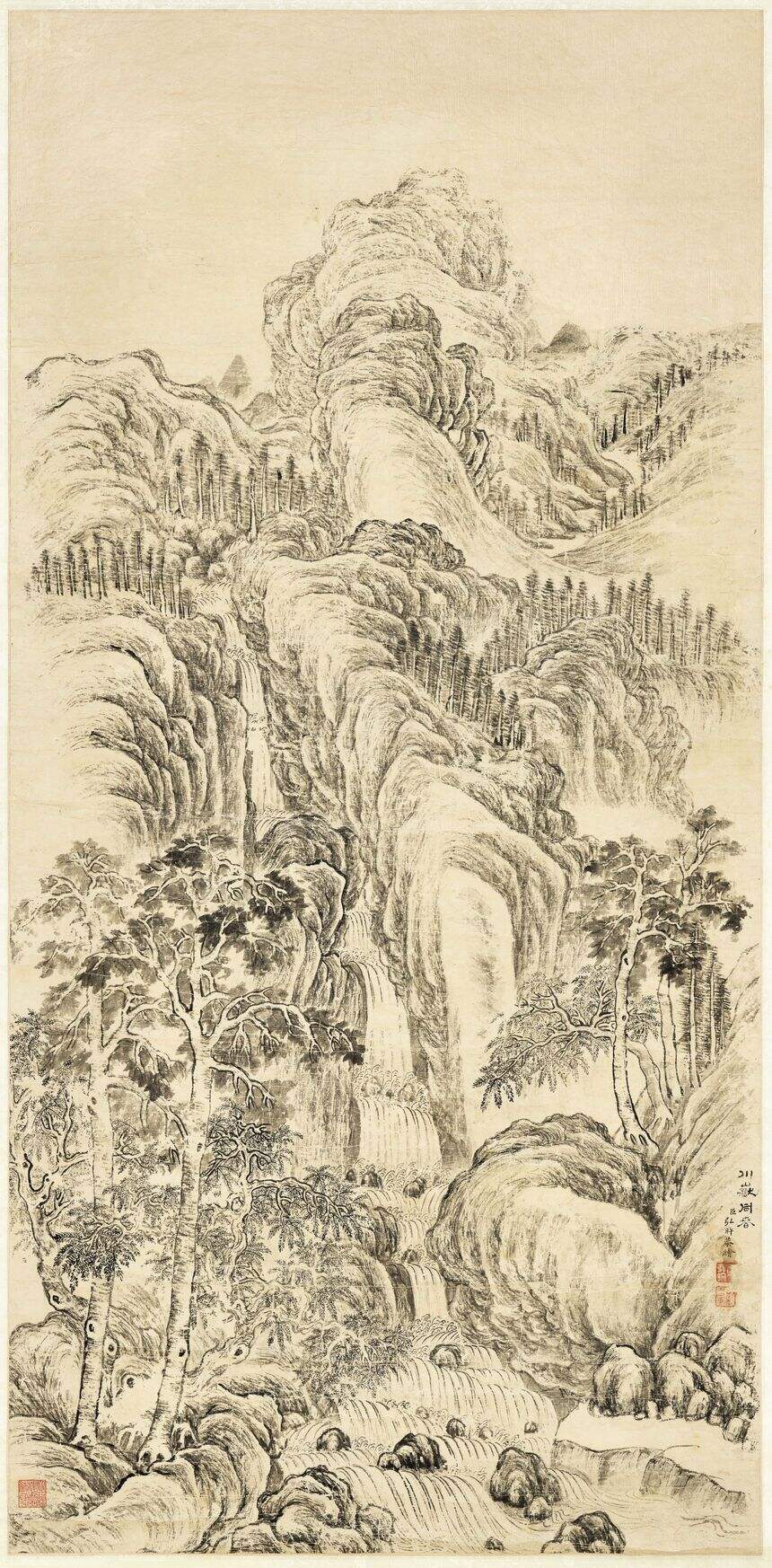 弘旿川岳同春图缩略图