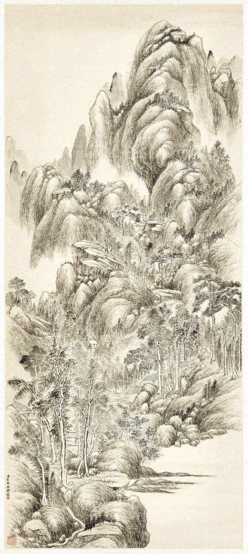 弘旿秋山森秀图缩略图