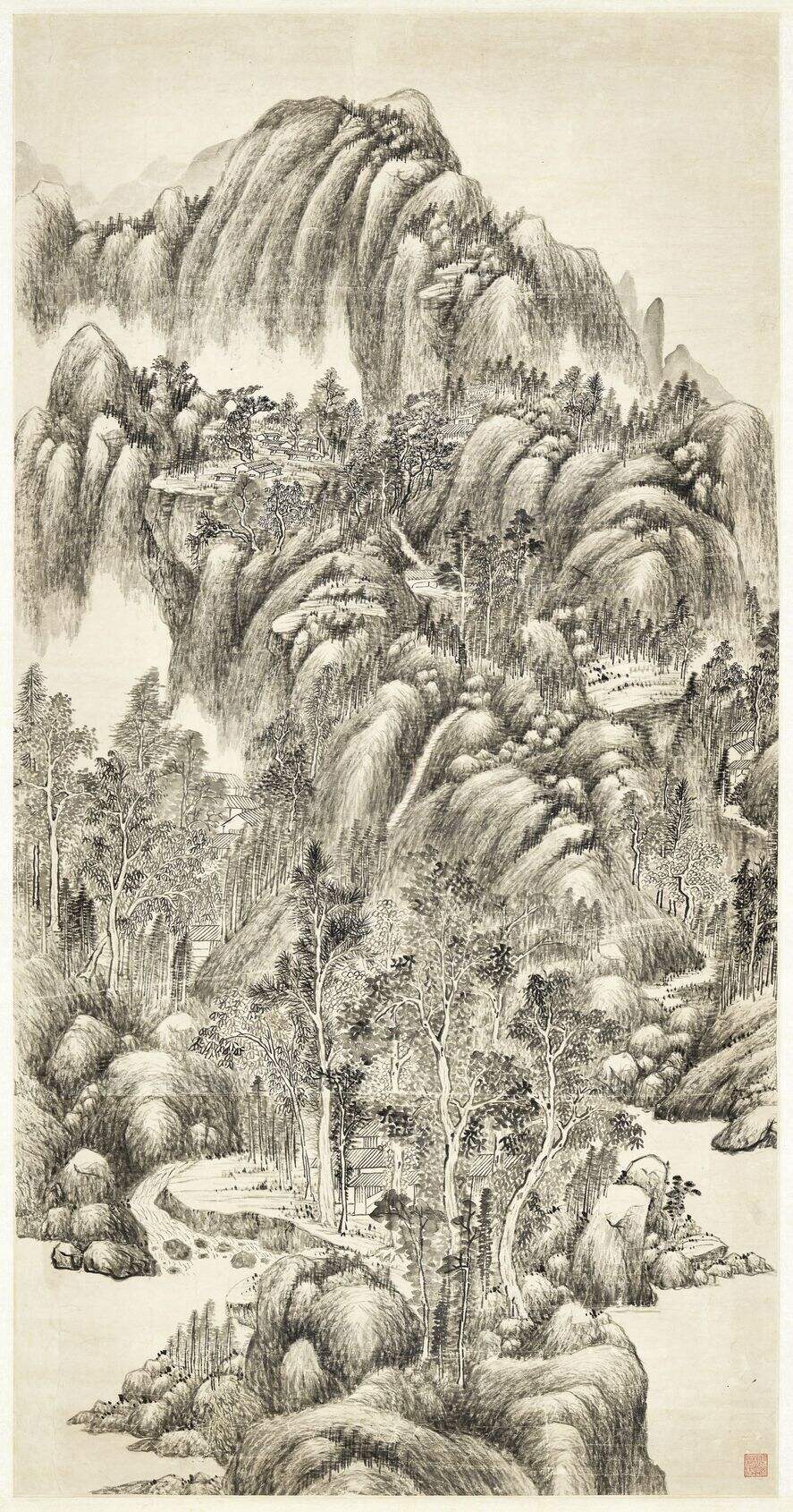 弘旿林泉幽邃图缩略图