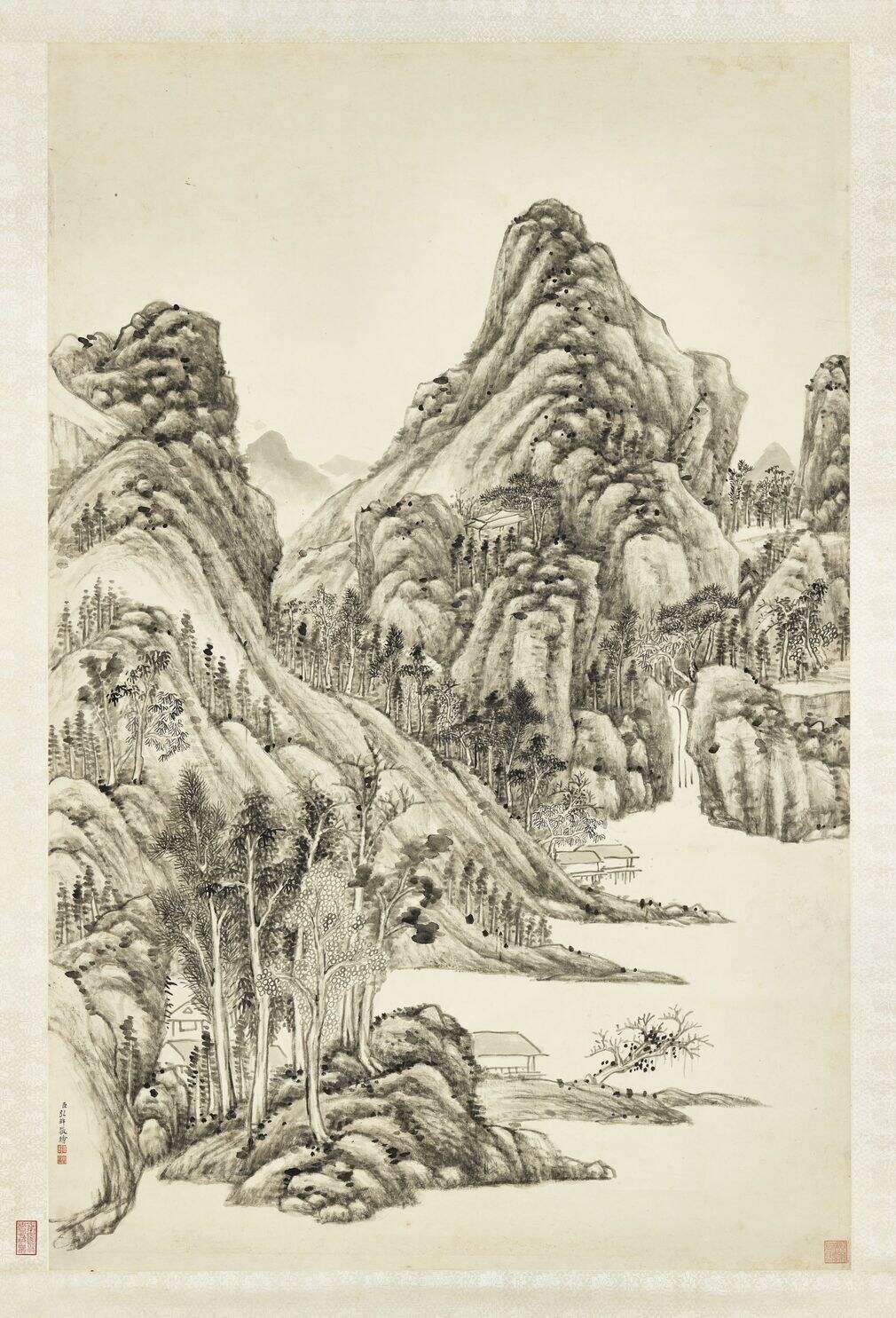 弘旿林泉幽居图缩略图