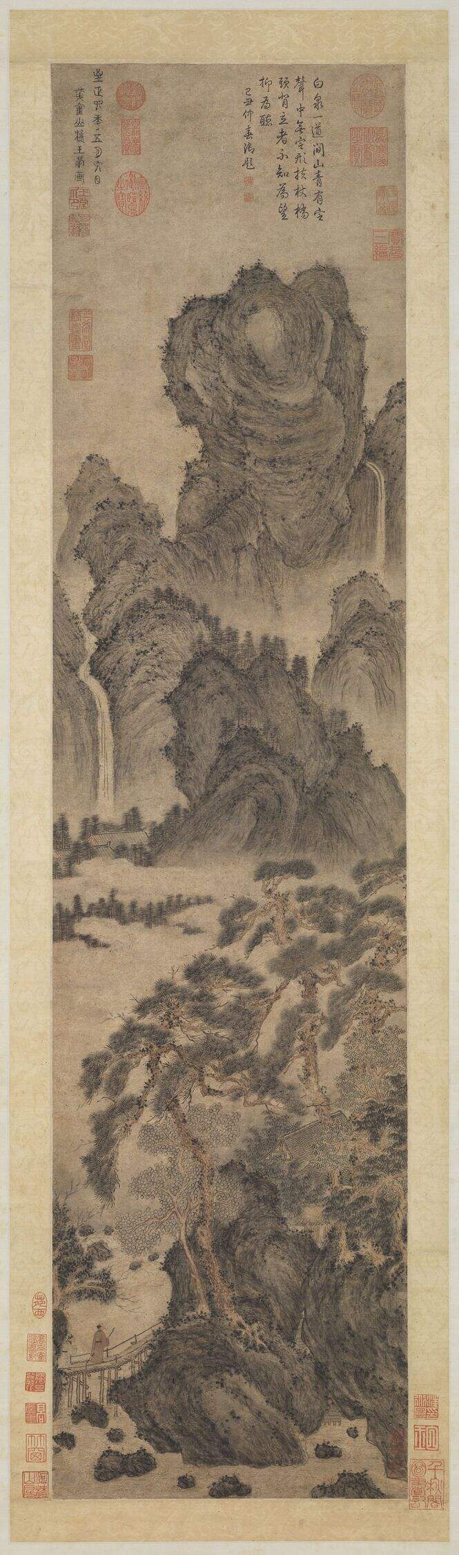 松崖飞瀑图缩略图