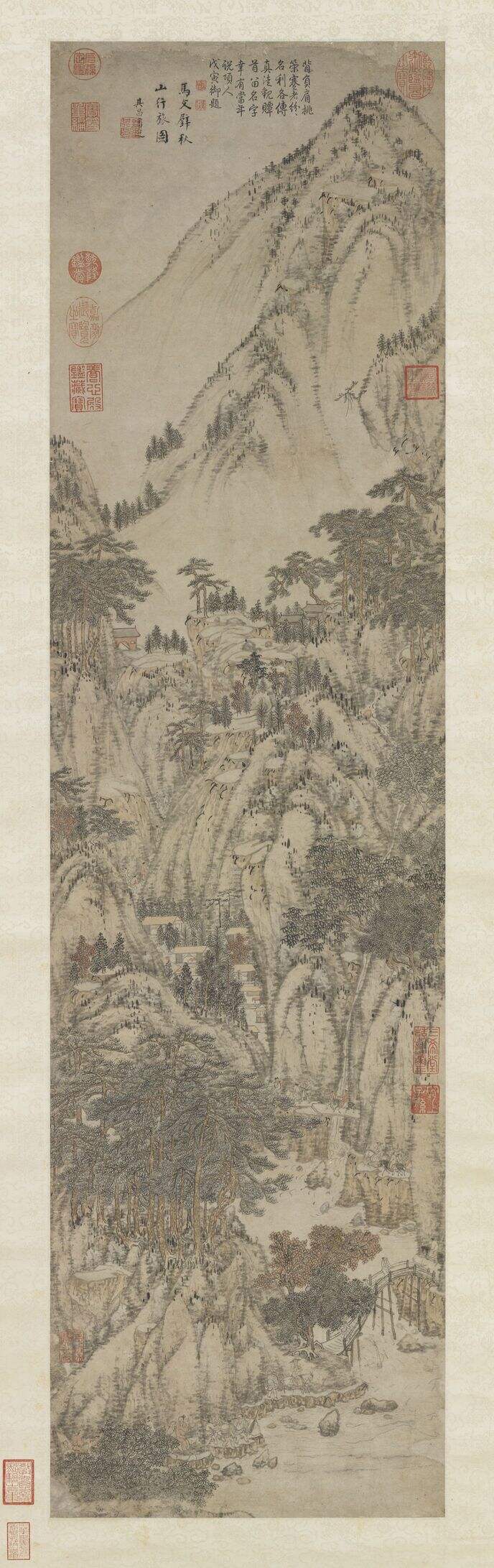 秋山行旅图缩略图