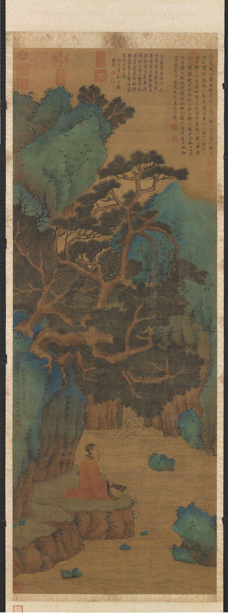 临赵孟𫖯空岩琴思图缩略图
