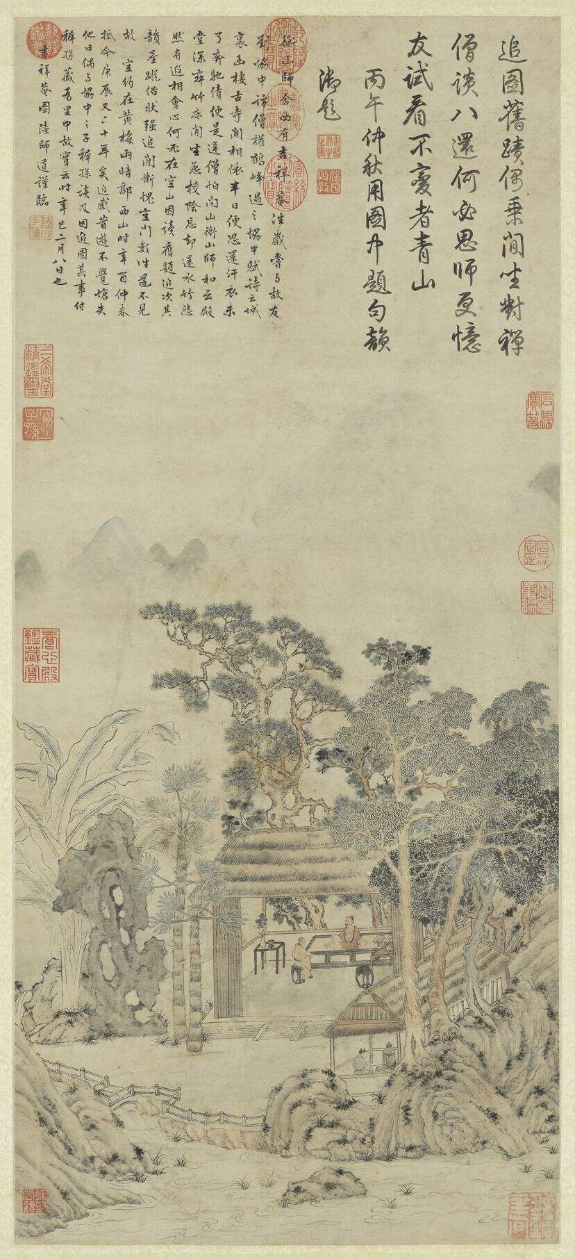 临文征明吉祥庵图缩略图