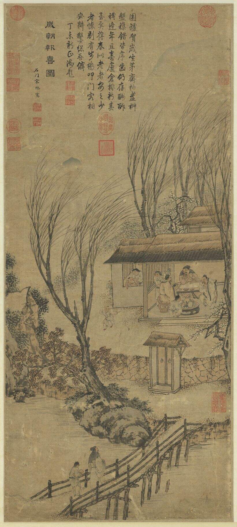 岁朝报喜图缩略图