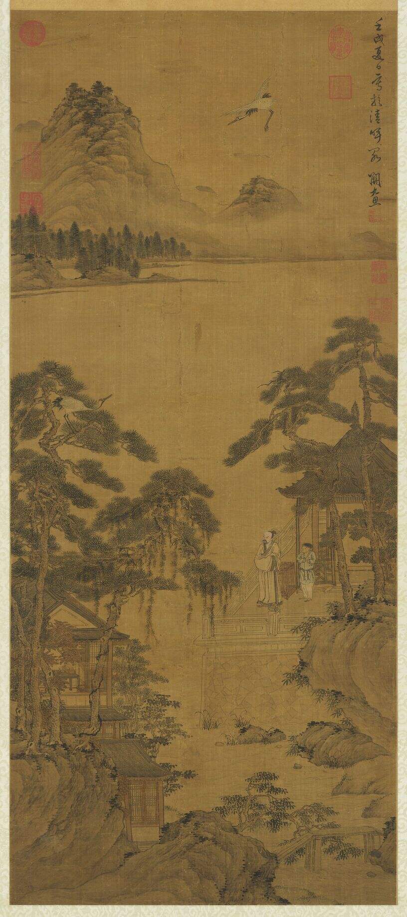 放鹤图缩略图