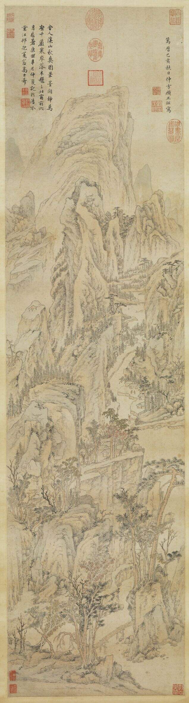 溪山秋爽图缩略图