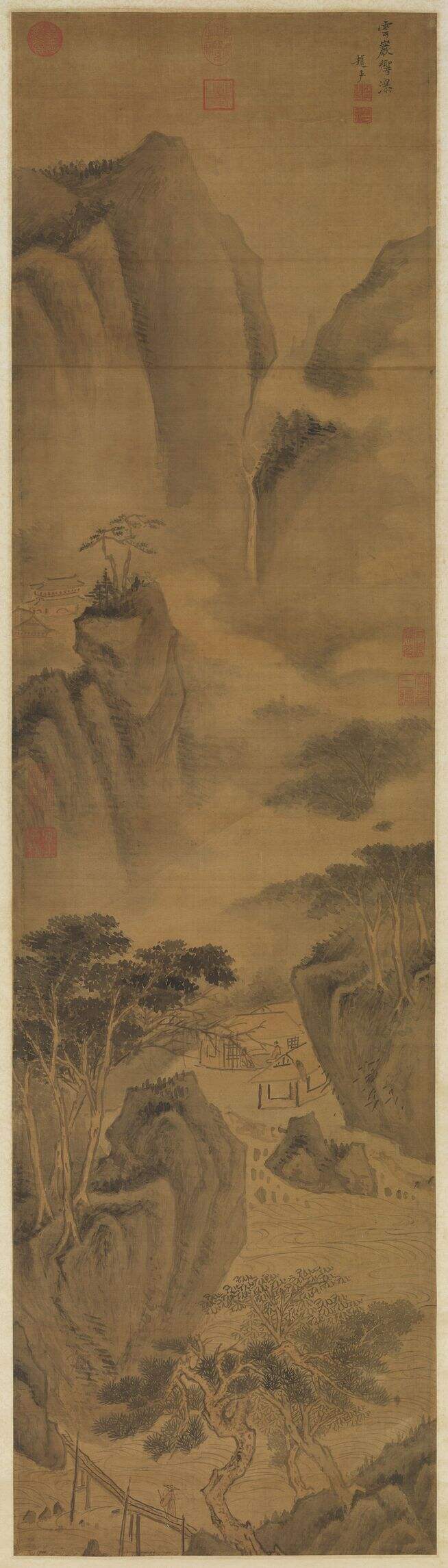 云岩响瀑图缩略图