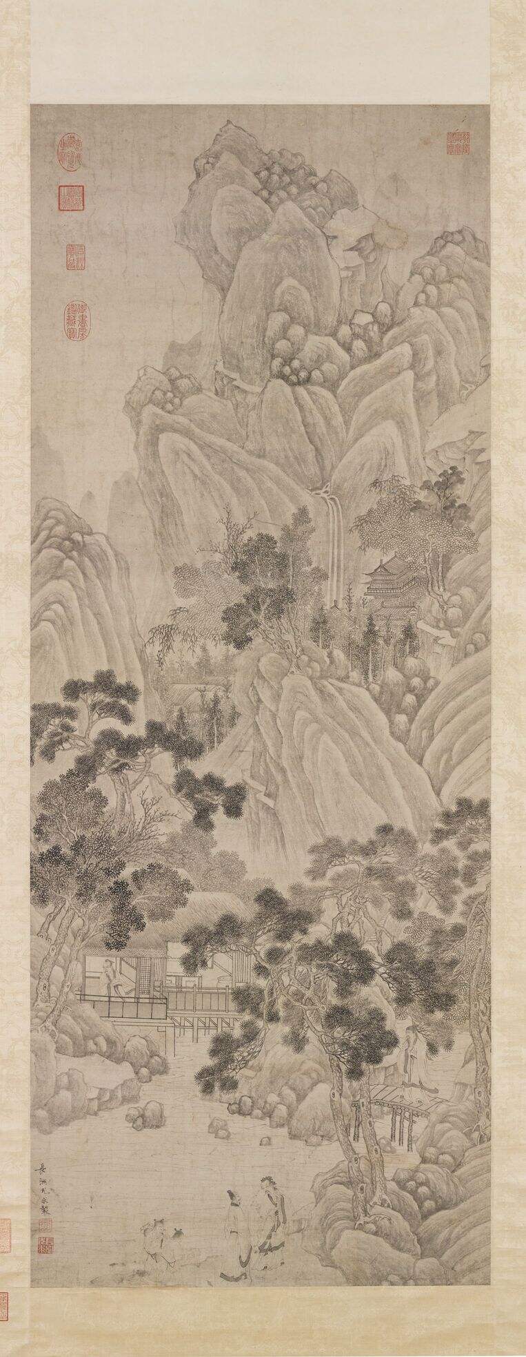 山水人物图缩略图