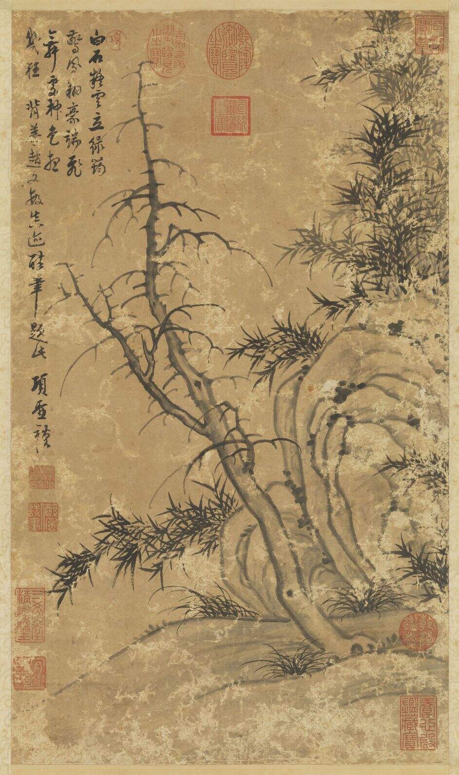 古木幽篁图缩略图