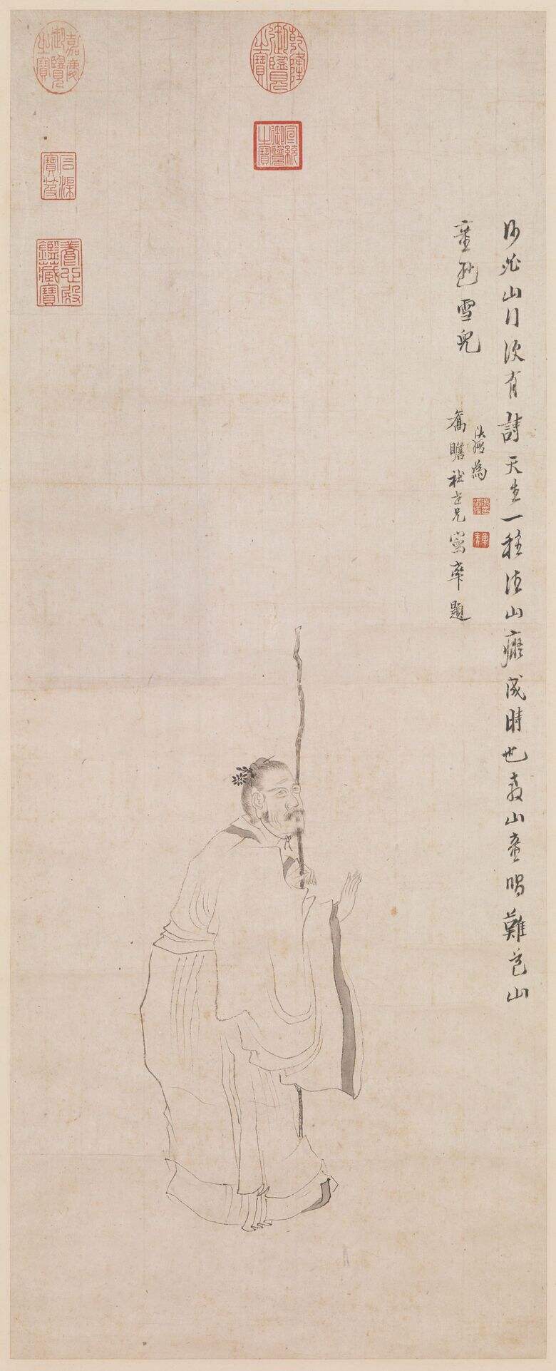 倚杖闲吟图缩略图