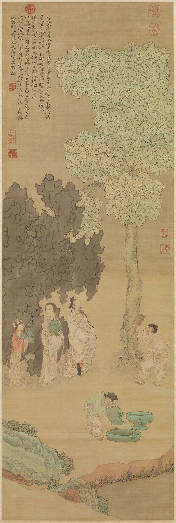 云林洗桐图缩略图