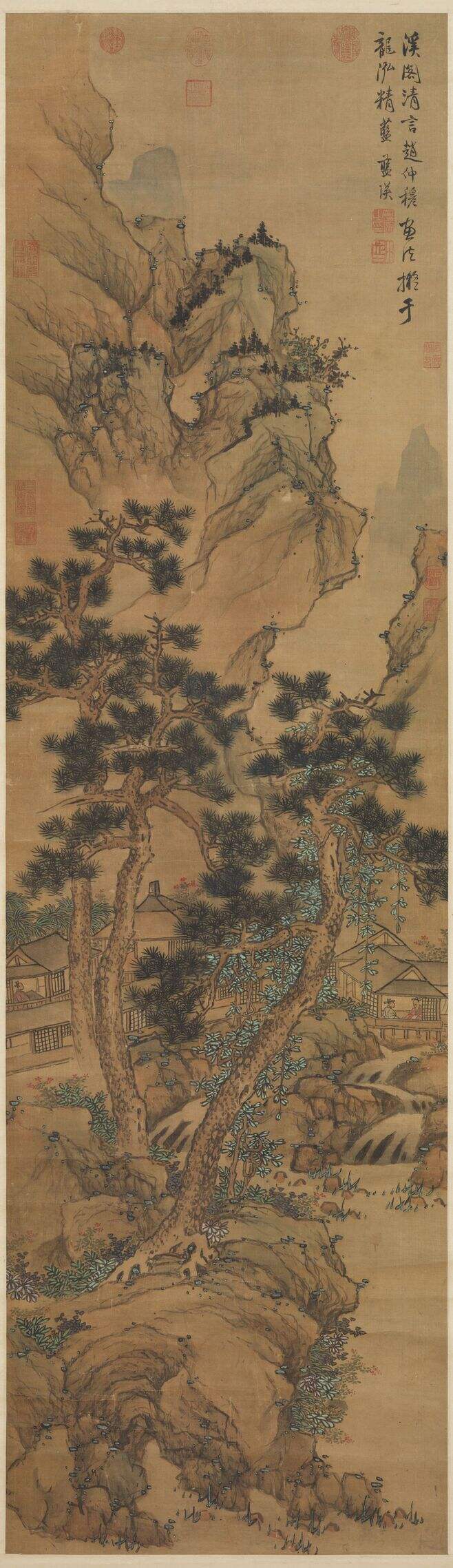 溪阁清言图缩略图
