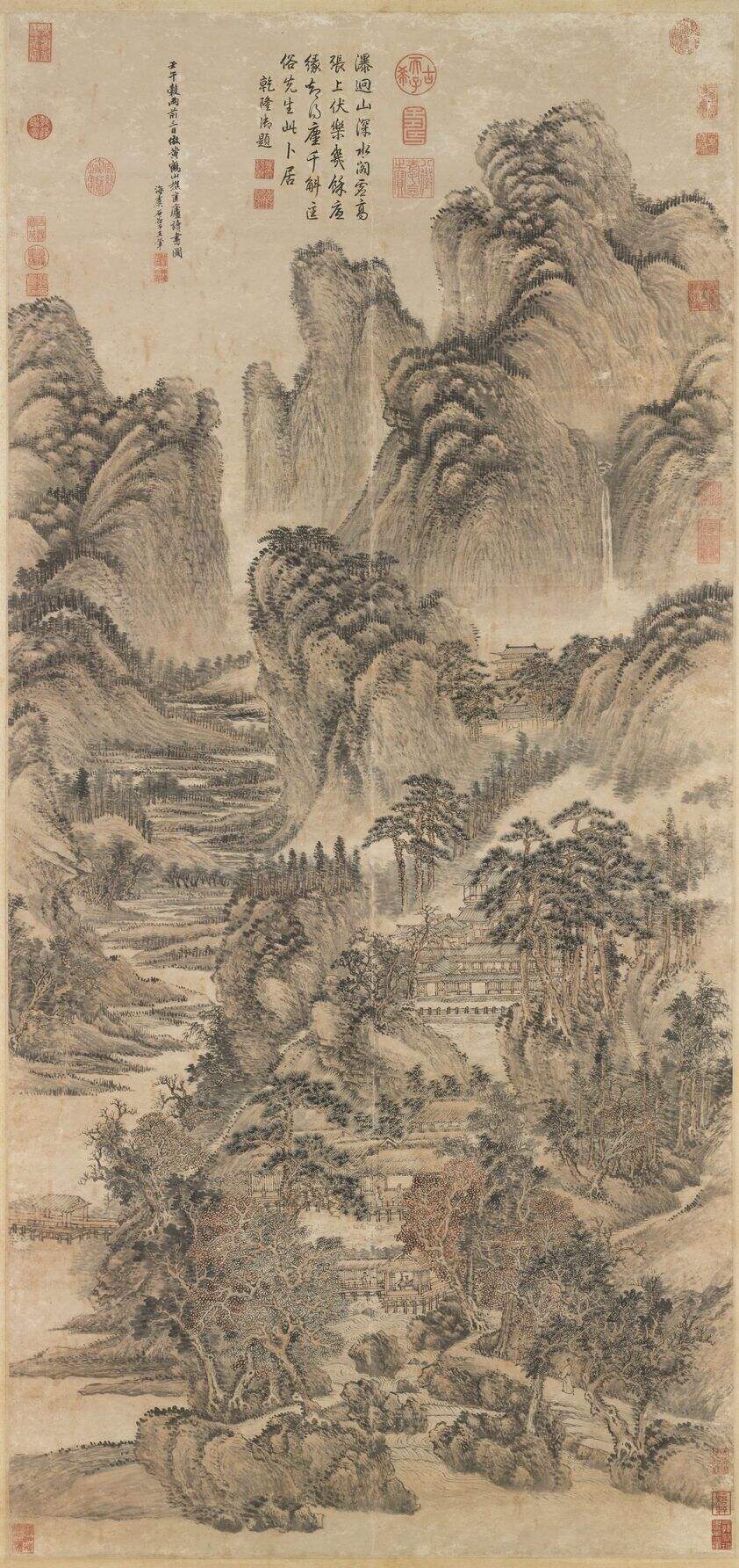 匡庐读书图缩略图