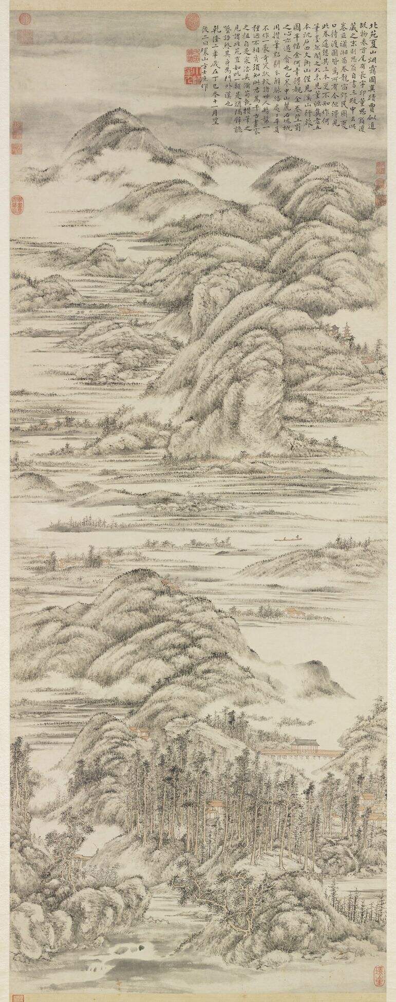 仿董源夏山烟霭图缩略图