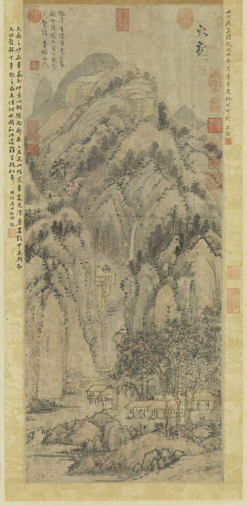 层岩飞瀑图缩略图