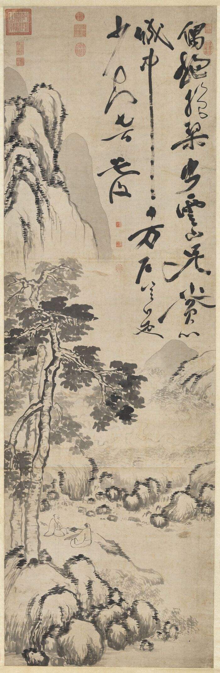 桐下鼓琴图缩略图