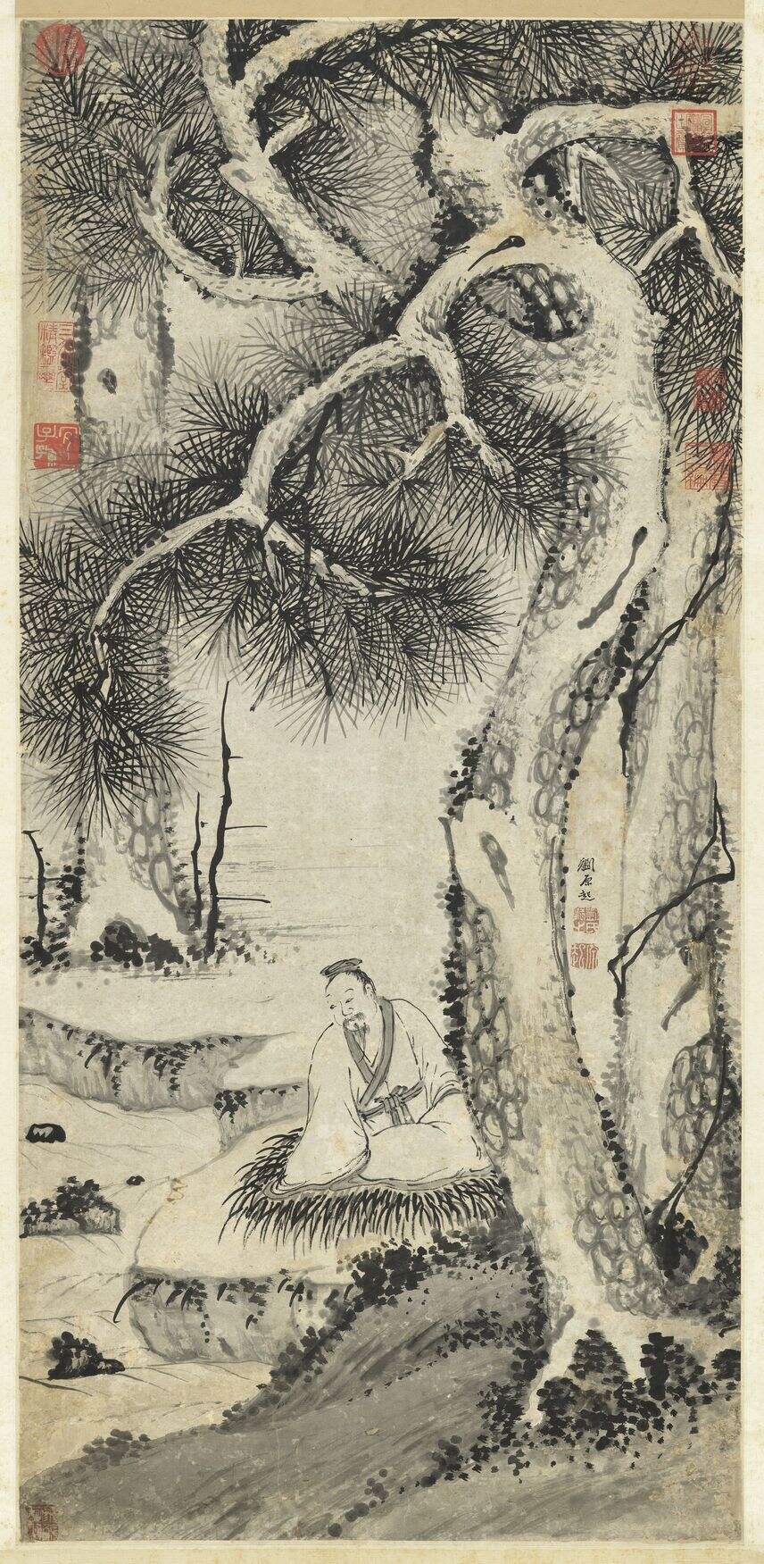 松壑高闲图缩略图