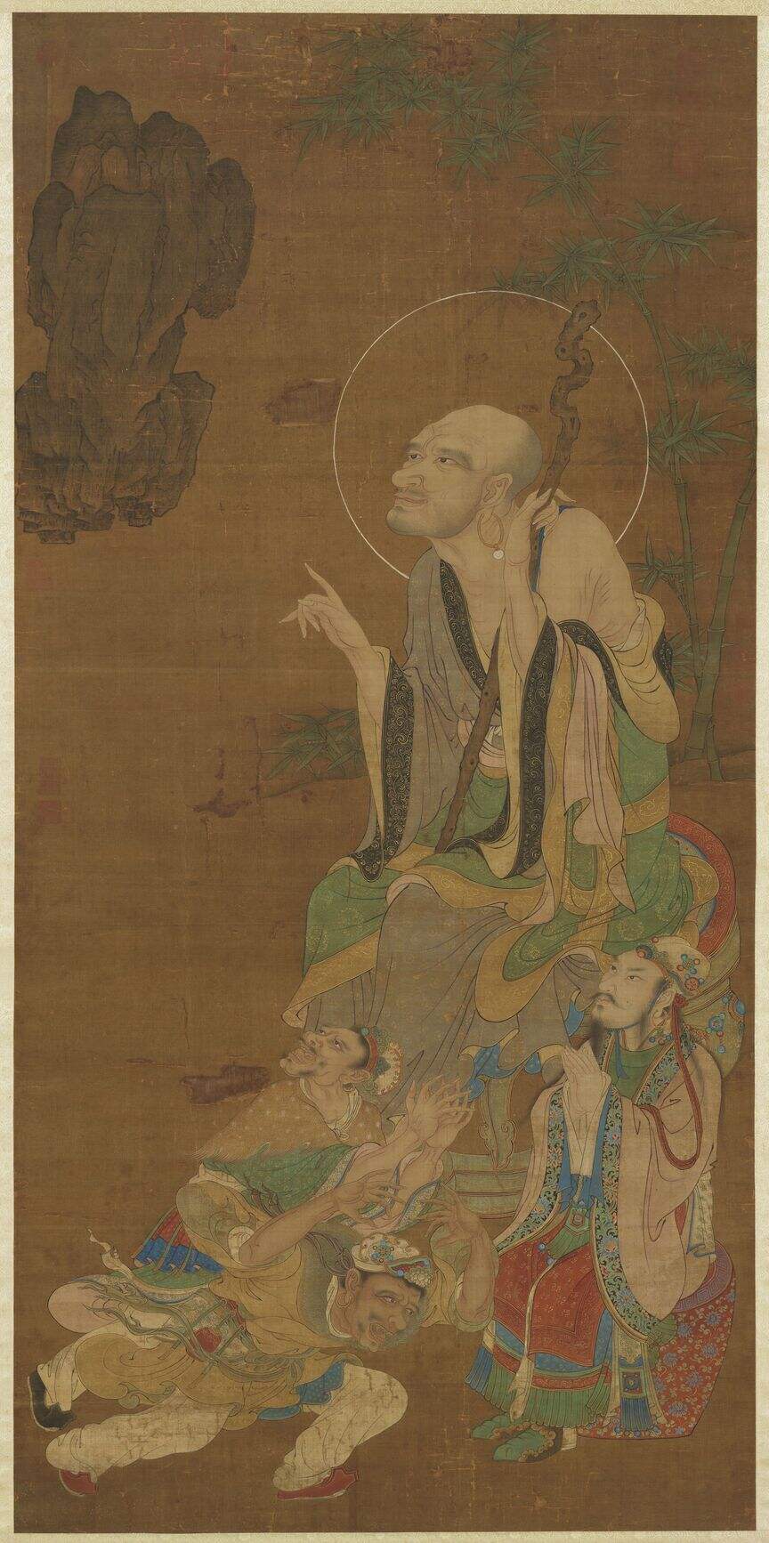 明人罗汉图缩略图