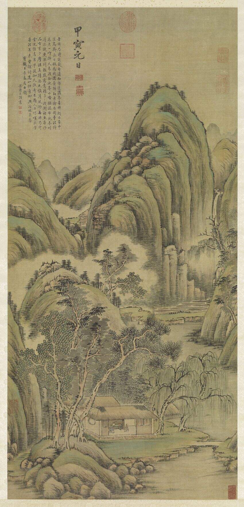 允禧山静日长图缩略图