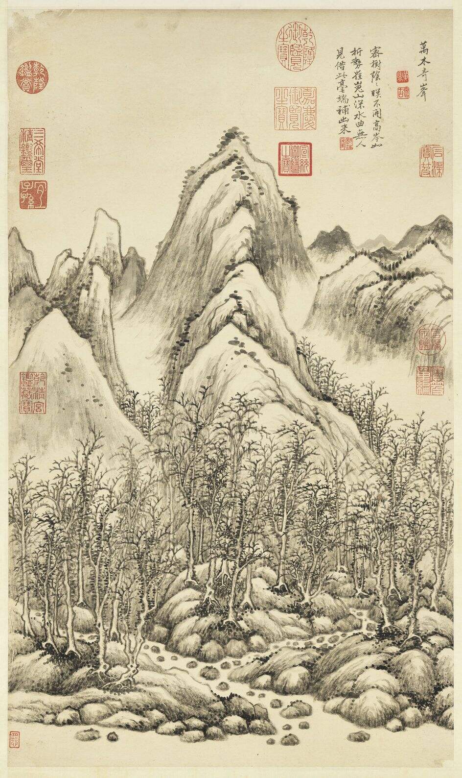 万木奇峰图缩略图