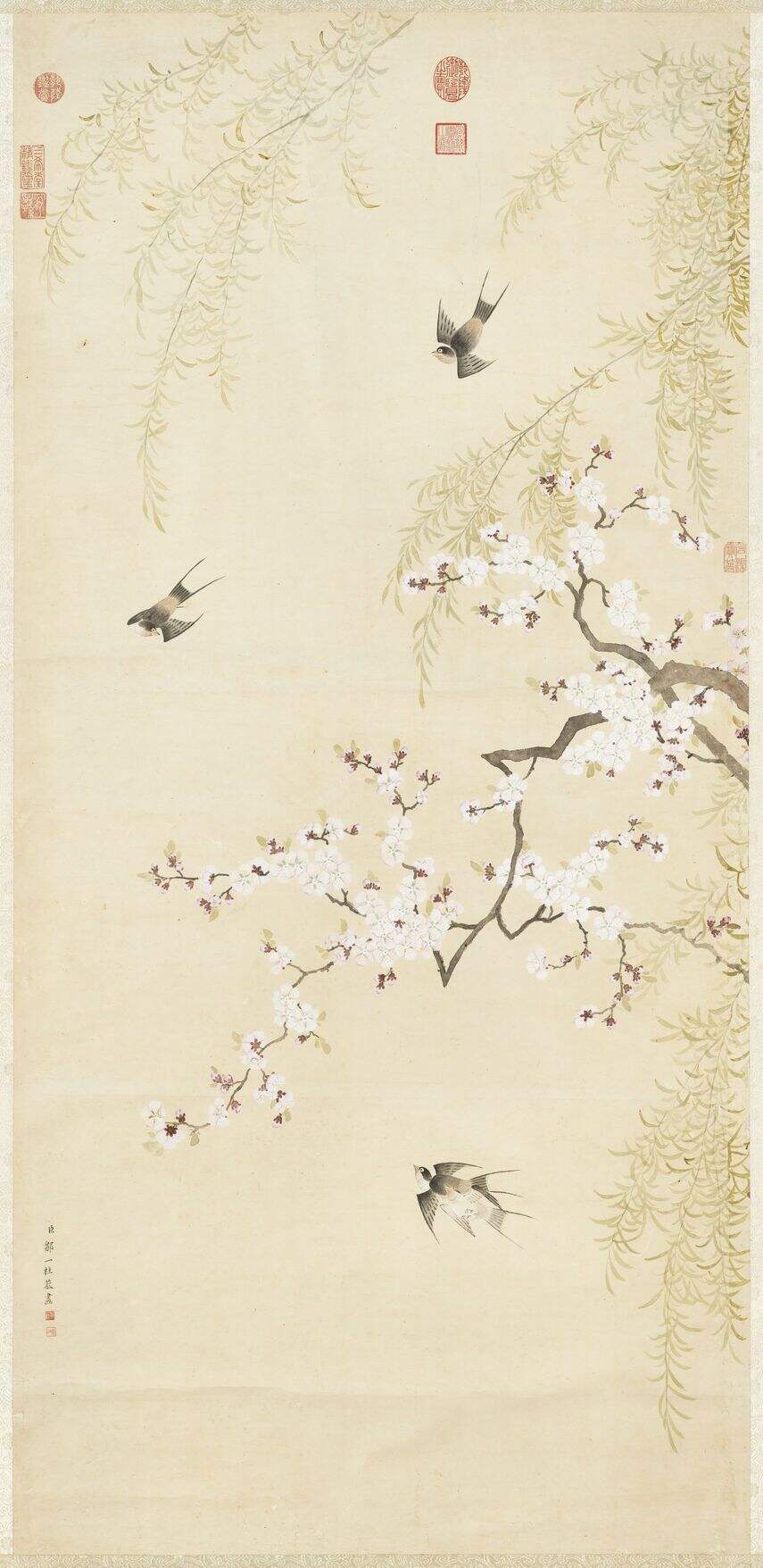 杏花燕子图缩略图
