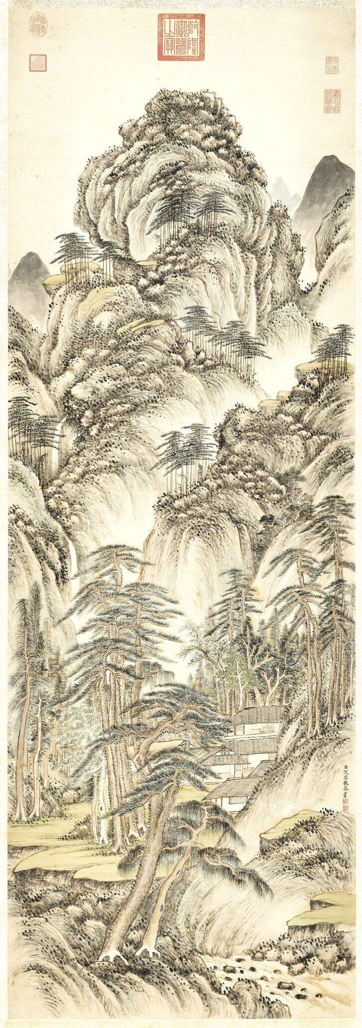 万松春霭图缩略图
