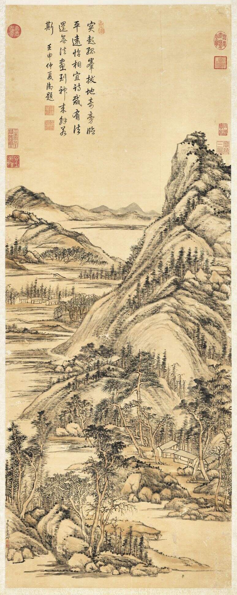 山水高宗御题图缩略图