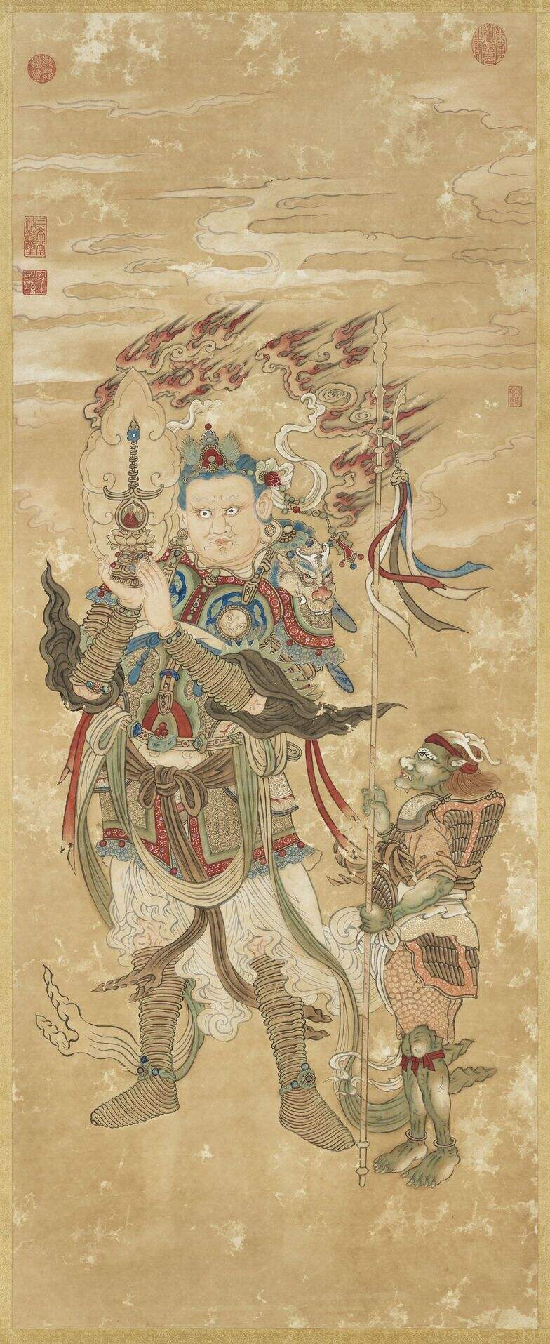 仿宋人天王像（二）图缩略图