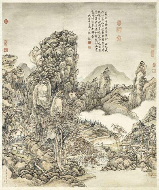 摹郭熙笔意图缩略图