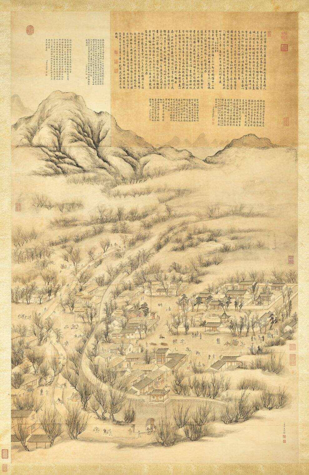 绘御制雪浪石诗图缩略图