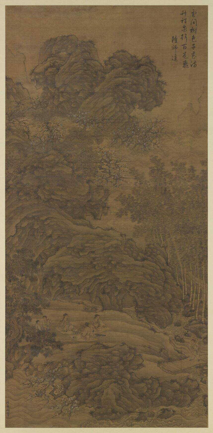 竹泉行乐图缩略图