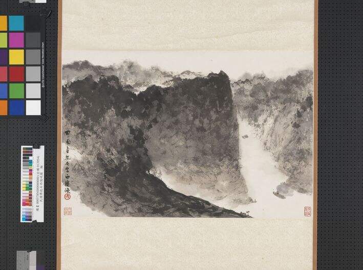 西陵峡图轴缩略图