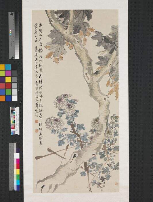 仿白阳花卉图缩略图
