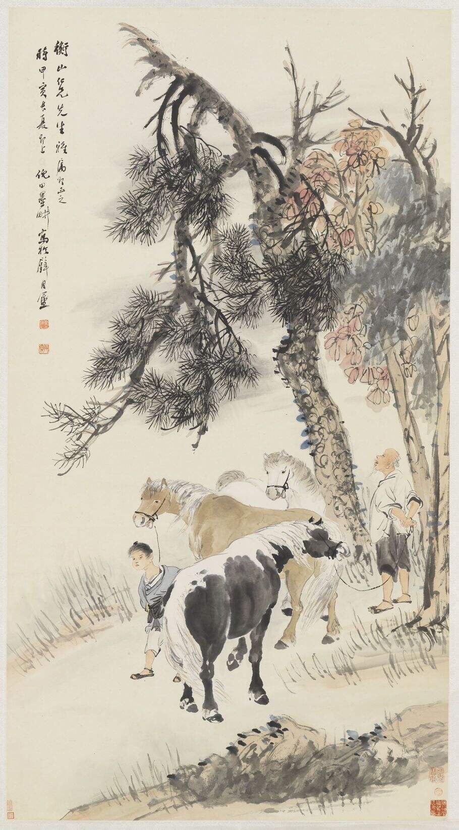 松荫放马图缩略图