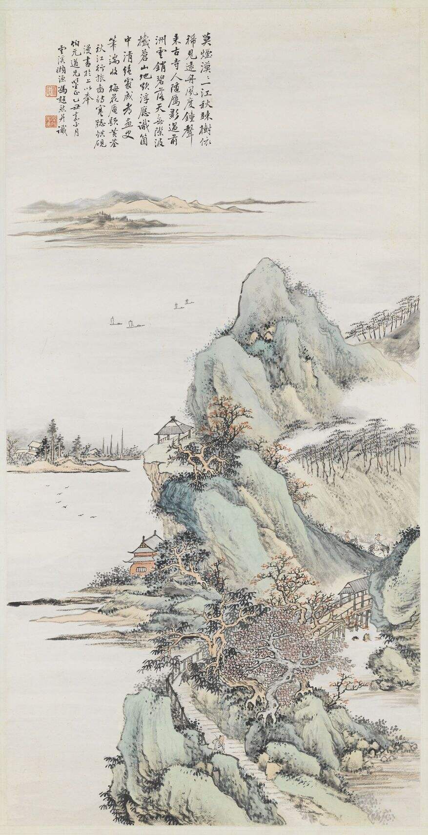 秋江行旅图缩略图